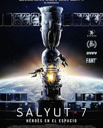 Póster de Salyut-7: Héroes en el espacio