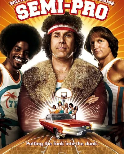 Póster de Semi-profesional. Un equipo de pelotas
