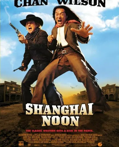 Póster de Shanghai Kid, del este al oeste
