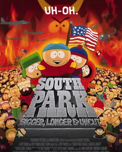 Póster de South Park: Más grande, más largo y sin cortes