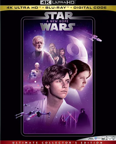 Póster de La guerra de las galaxias (Star Wars IV: Una nueva esperanza)