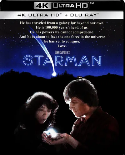 Póster de Starman, el hombre de las estrellas