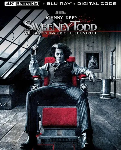 Póster de Sweeney Todd: El barbero diabólico de la calle Fleet