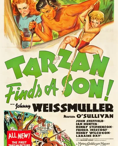 Póster de Tarzán y su hijo