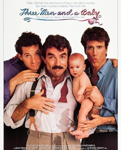 Póster de Tres hombres y un bebé