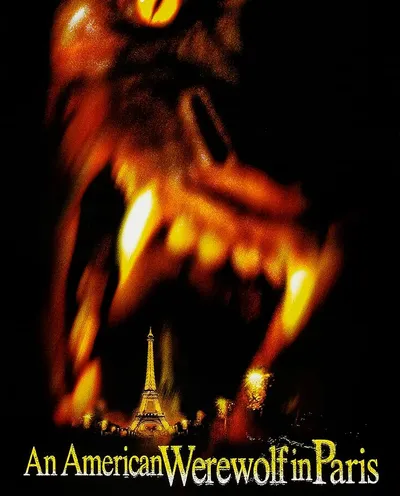 Póster de Un hombre lobo americano en París