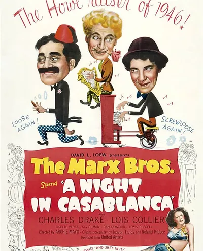 Póster de Una noche en Casablanca